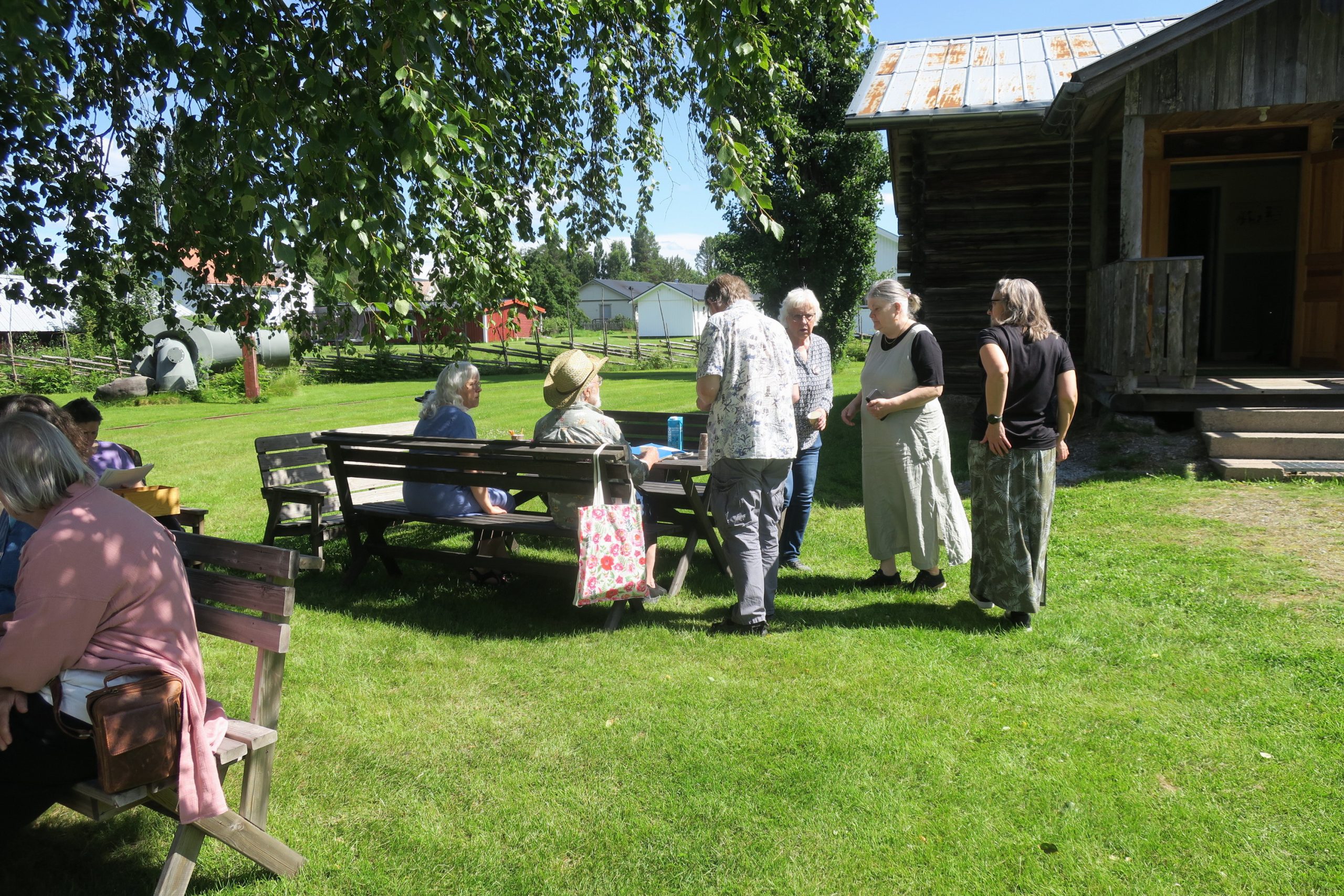 Många delade med sig av minnen och en besökare berättade att hon var med 1949 - första gången spelet framfördes.